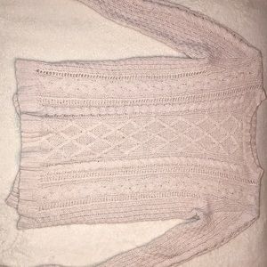 a pastel pink Aeropostale sweater